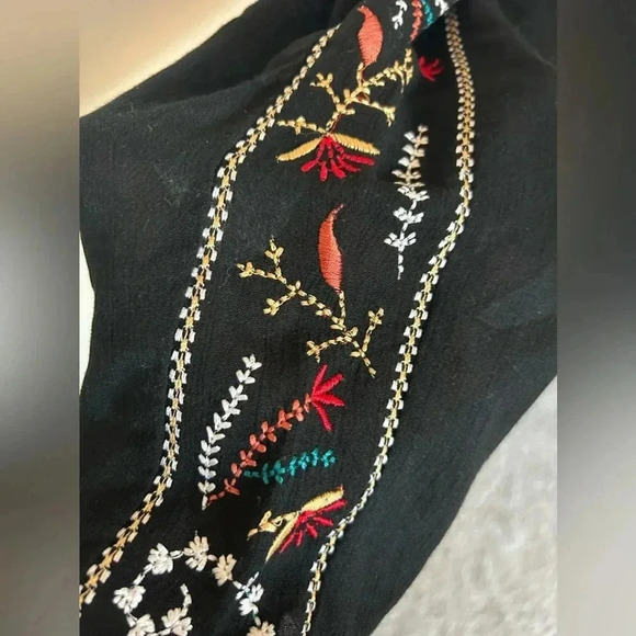 NWT Anthropologie Raga Darsha Embroidered Stripe on the side- size small - Picture 3 of 9